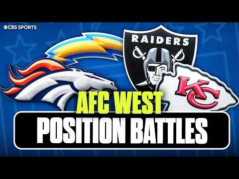 Top position battles to watch in AFC West training camps
