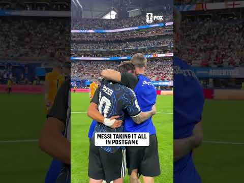 Messi is LOVING every moment after a historic win for Argentina