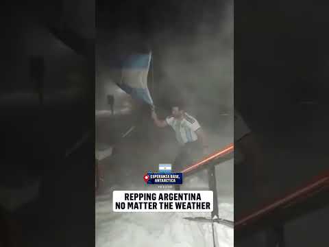 Freezing conditions in Antarctica will not stop Argentina fans