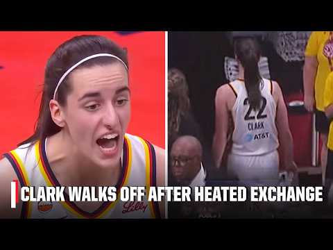 Caitlin Clark is FURIOUS after no-call, storms off court in Valkyries-Fever | WNBA on ESPN