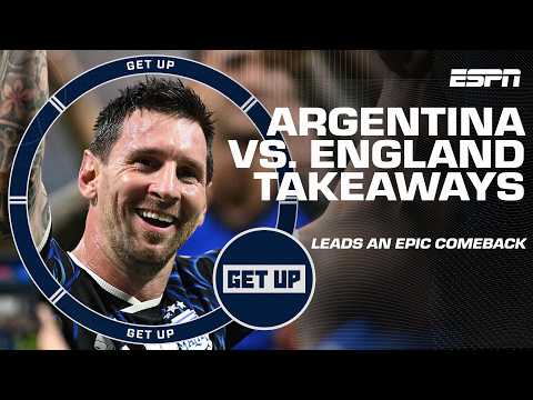 MESSI MAGIC 🪄 Breaking down how Messi fueled Argentina’s comeback vs. England | Get Up