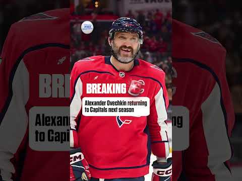 Ovi is back for another year 😤#nhl #capitals