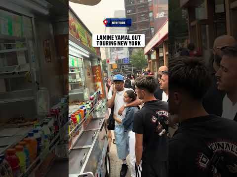 Lamine Yamal sighting in New York ahead of the final
