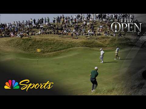Rasmus Neergaard-Peterson plays perfect chip for eagle | The 154th Open Championship | NBC Sports