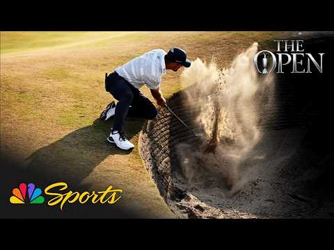 Bryson DeChambeau escapes impossible bunker shot with par at The Open | NBC Sports