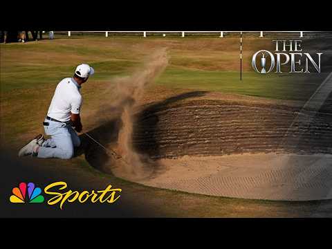 Jon Rahm closes Open Championship Round 3 with bunker up-and-down | NBC Sports