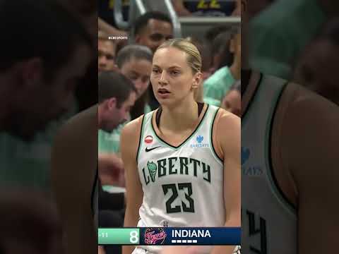 Caitlin was not pleased with this no-call on a hard screen #wbb #wnba #caitlinclark
