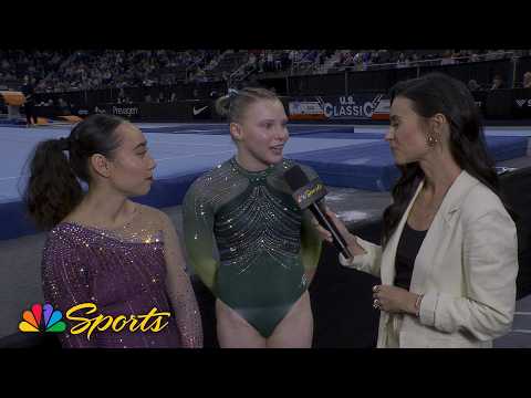‘Fun’ for Katelyn Ohashi and Jade Carey to compete together again at U.S. Classic | NBC Sports