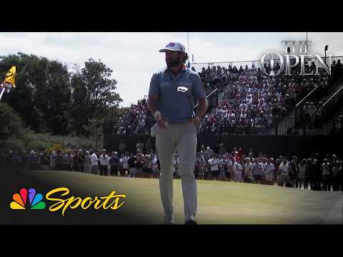 Cameron Young JETS up the leaderboard during final round | The 154th Open Championship | NBC Sports