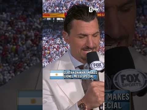 Zlatan with high praise for the legendary Leo Messi
