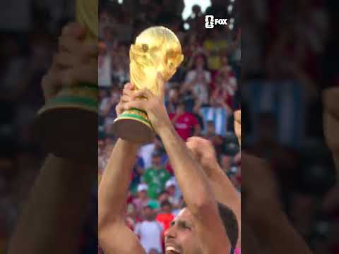 SPAIN LIFTS THE TROPHY AFTER WINNING THE 2026 FIFA WORLD CUP FINAL