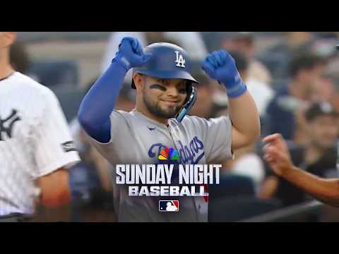 Dodgers’ Eliézer Alfonzo records first career MLB hit | Sunday Night Baseball | MLB on NBC