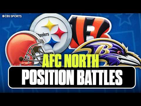 Top position battles to watch in AFC North training camps