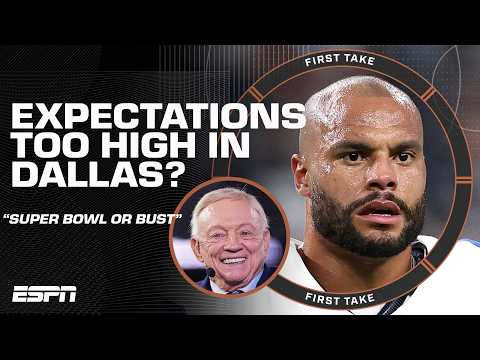 Is it SUPER BOWL OR BUST for the Cowboys? ‘I WANT TO VOMIT!’ 🤢 | First Take