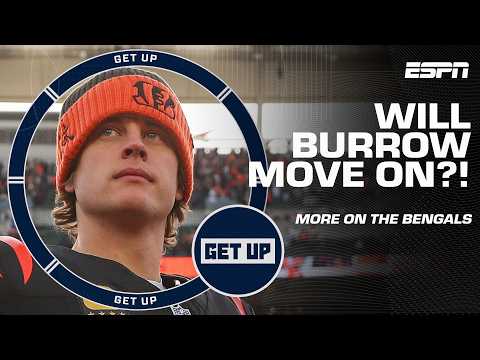 If the Bengals fall short, Damien Woody BELIEVES Joe Burrow might leave Cincinnati?! 😬 | Get Up