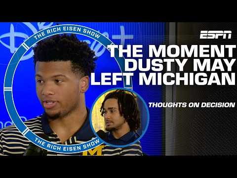 Elliot Cadeau & Trey McKenney on Dusty May leaving Michigan ‘out of the blue’ | The Rich Eisen Show