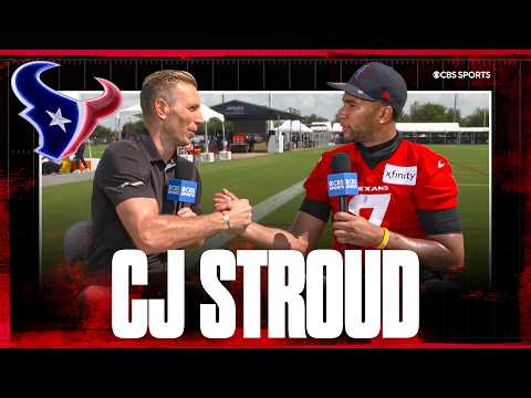 CJ Stroud talks about overcoming struggles, latest on contract talks & why Texans can take next step