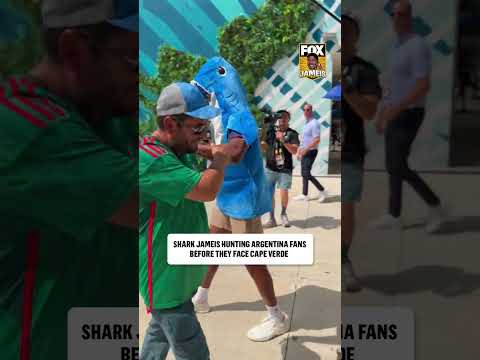 The newest Cape Verde Blue Sharks fan: Shark Jameis 🦈 #JameisOnFOX