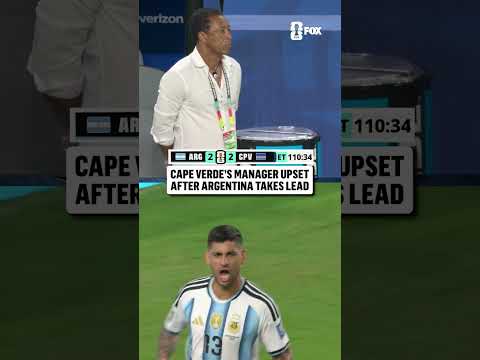 Bubista looks on After Argentina’s third