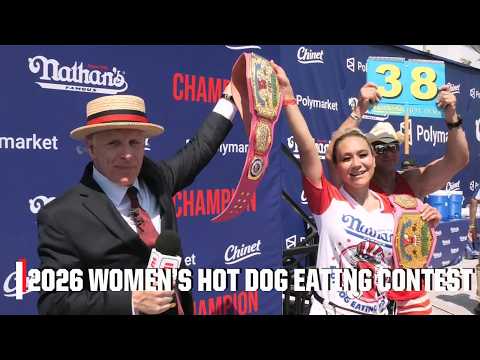 FULL 2026 Nathan’s Famous Women’s International Hot Dog Eating Contest 🌭 | ESPN