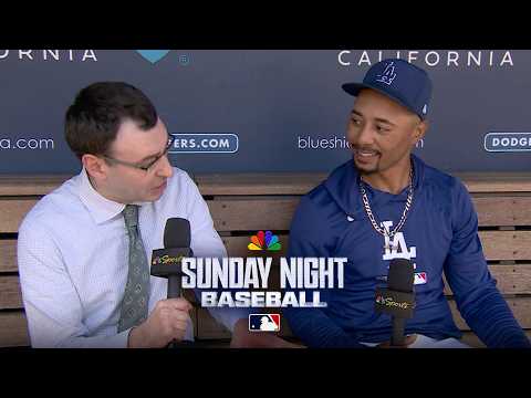Mookie Betts: I’ve learned ‘the most’ in 2026 (FULL INTERVIEW) | Sunday Night Baseball | MLB on NBC
