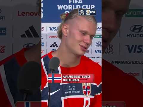 Haaland is still processing his brace to push Norway past Brazil