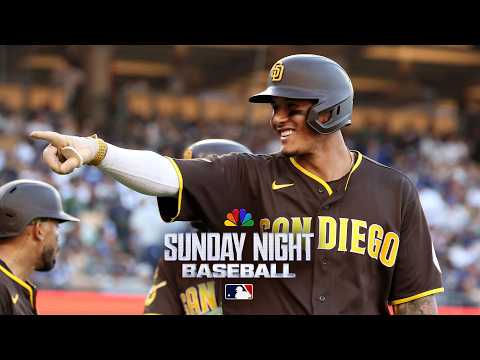 Manny Machado crushes three-run HR to dead center vs. Dodgers | Sunday Night Baseball | MLB on NBC