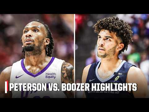 NO. 2 VS. NO. 3 🍿 Darryn Peterson & Cam Boozer HIGHLIGHTS from Summer League battle | NBA on ESPN