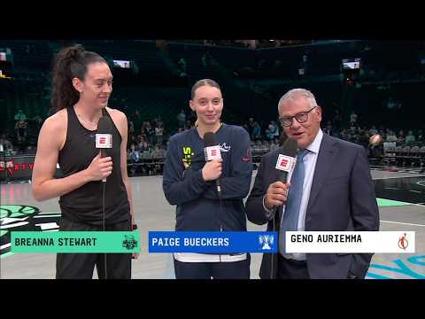 Geno Auriemma interviews former UConn legends Breanna Stewart & Paige Bueckers 😂 | WNBA Countdown