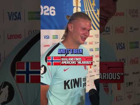 Safe to say Erling Haaland has enjoyed his time in America