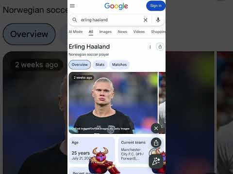 When Erling Haaland says to Google his name, you Google his name.