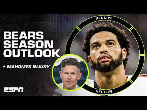 Caleb Williams, Ben Johnson & the Bears’ expectations 👀 + Patrick Mahomes injury update | NFL Live