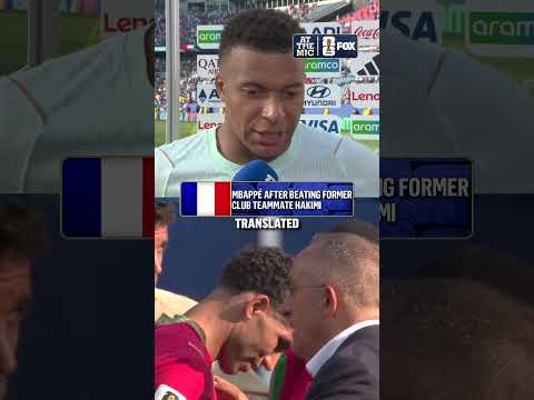 Mbappé on the differing emotions when it comes to his former teammate Achraf Hakimi