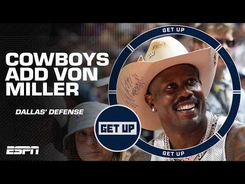 Cowboys ADD Von Miller, Aaron Donald works out AGAIN & Deshaun Watson STARTING?! 🏈 | Get Up
