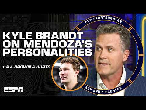 Kyle Brandt breaks down Fernando Mendoza’s different personalities 😂 | SC with SVP