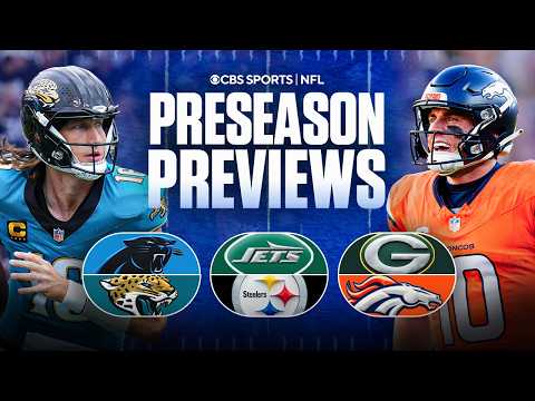 NFL Preseason Friday Night PREVIEW: Panthers vs Jags, Jets vs Steelers, Packers vs Broncos