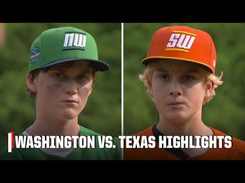 DRAMATIC ENDING 🔥 Washington vs. Texas | Full Game Highlights | Little League World Series