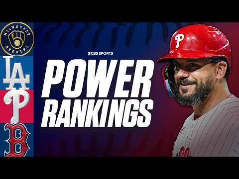Latest MLB Power Rankings: Brewers & Dodgers take top spots | Phillies stay hot, move up to No. 7