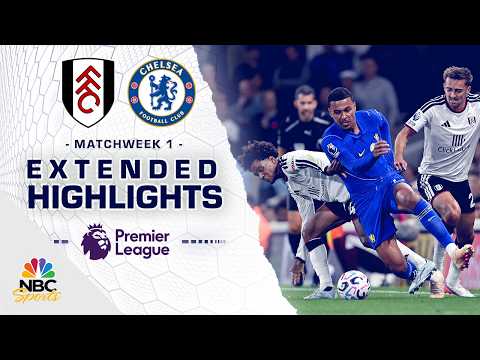 Fulham v. Chelsea | PREMIER LEAGUE HIGHLIGHTS | 8/24/2026 | NBC Sports