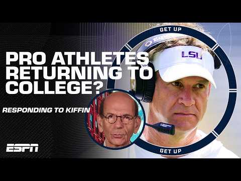 Lane Kiffin defends waived NFL players returning to college football 👀 Get Up responds 🗣️