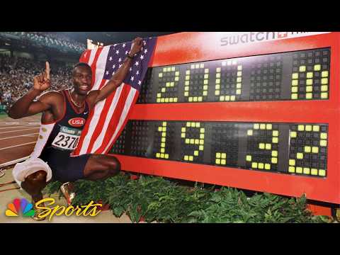 Michael Johnson smashes 200m world record, earns historic Olympic double | Atlanta 1996 | NBC Sports