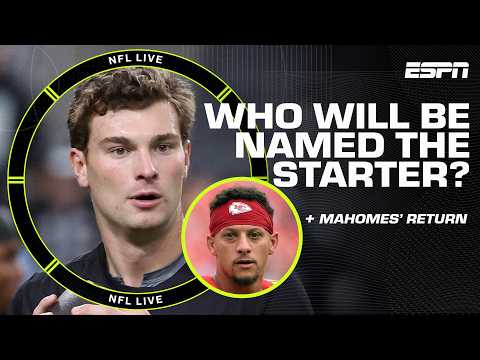 Latest NFL QB news 🏈 Mendoza or Cousins? Tua or Penix Jr.? + Patrick Mahomes’ return? 👀 | NFL Live