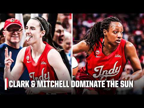 UNREAL 🤯 Caitlin Clark and Kelsey Mitchell drop 34 PTS each in DOMINANT win vs. Sun | WNBA on ESPN
