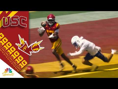 Jayden Maiava hits Kayden Dixon-Wyatt for USC touchdown vs. San Jose State | Big Ten on NBC Sports
