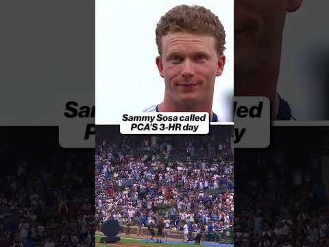 Sammy Sosa Called PCA’s HISTORIC DAY 😳 #sosa #pca #homerun #cubs