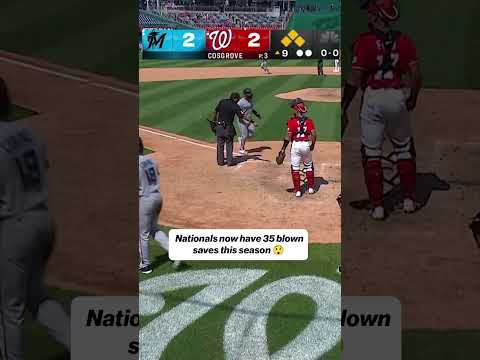 Nats Having TROUBLE Finishing Games 🫣 #nationals #mlb #baseball