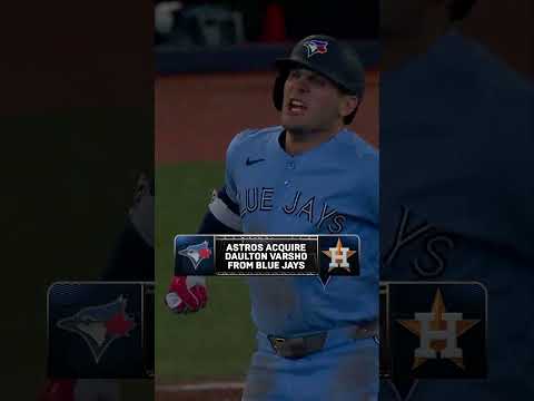 Astros acquire Daulton Varsho from Blue Jays #trade #astros #baseball