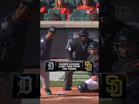 Padres acquire Casey Mize from Tigers #trade #baseball #padres