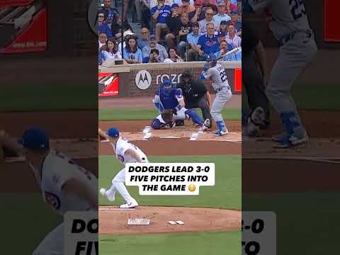 Tommy Tanks gives the Dodgers a quick three-run lead to start the game! #mlb #dodgers #baseball