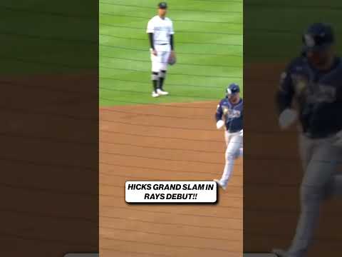 DEBUT GRANDSLAM 👏 #rays #grandslam #mlb #homerun